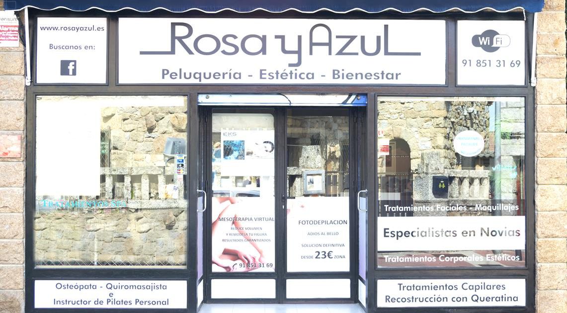 Fotografía del centro de peluquería y estética Rosa y Azul